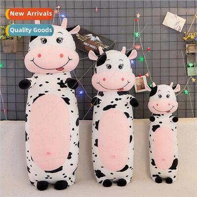 Creative long cow pillow Chinese zodiac plush toys sofa cush