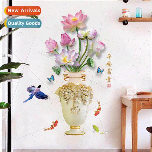 Peace and prosperity vase modern Chinese living room dining