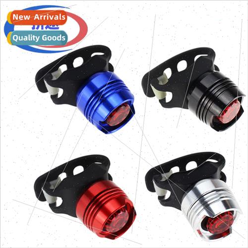 Bicycle tail light accessories round warning light high brig