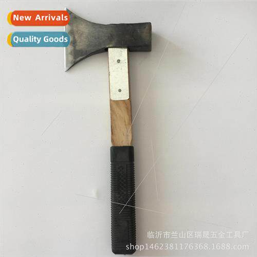 Wooden Handle Rein适用ced Axe Slip Resistant Sharp Shock Res