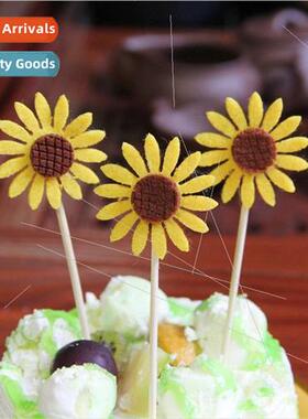 Birthday Cake Decoration Fabric Sunflower Sunflower Insert P