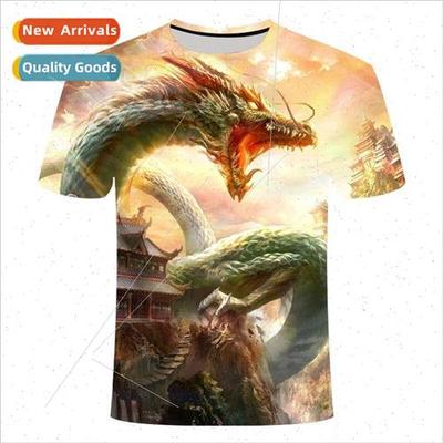 Spring and summer  colorful dragon series digital 3d printin