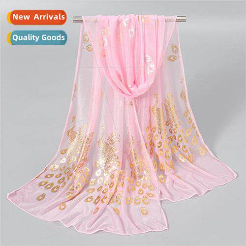 New silk scarf female summer and fall silk wool large scarf