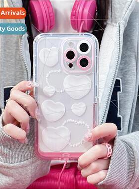 INS Fantasy White Heart 适用 Apple 12 Phone Case 13Promax ni