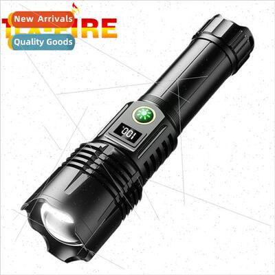 Aluminum alloy white laser bright flashlight Type-C recharge