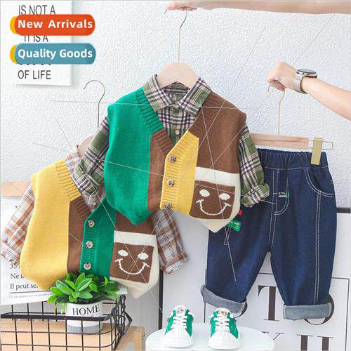 Handsome childrens Korean  of the childrens spring and autum