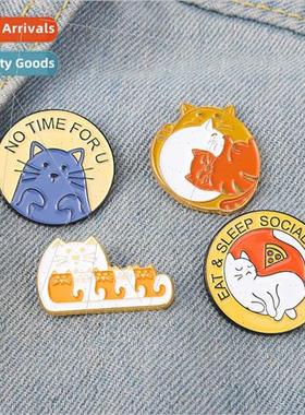 Cute cat pattern jewelry creative cartoon cat series modelin