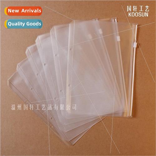 Quick Labor Clip A5 Zipper Pouch PVC Organizer Two Hole PVC