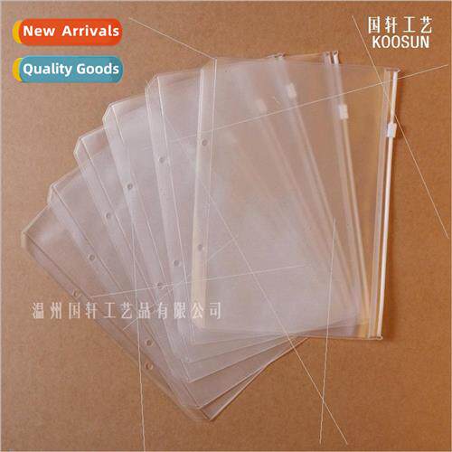 Quick Labor Clip A5 Zipper Pouch PVC Organizer Two Hole PVC