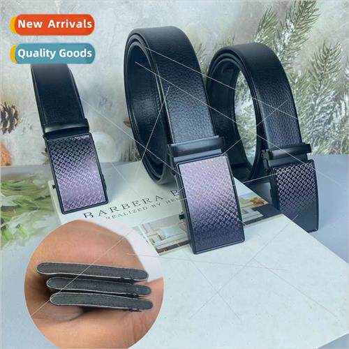 Mens irrigation rubber belt gradient purple automatic buckle