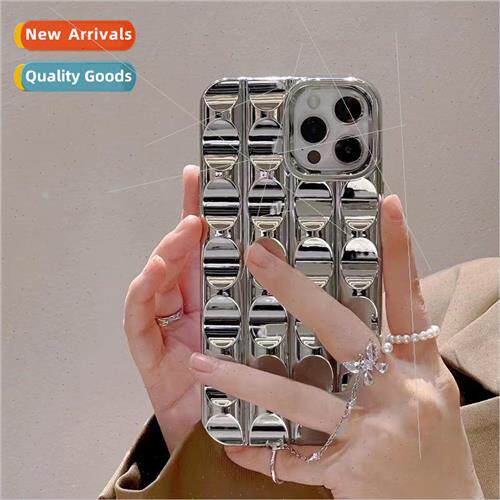 Premium light luxury electroplated silver fingerprints 适用