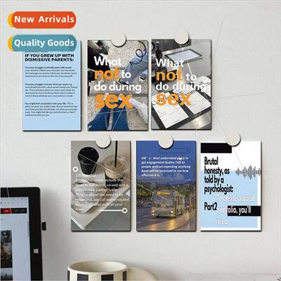 INS Style 10 Americana Decorative Cards Wall Postcards Dorm
