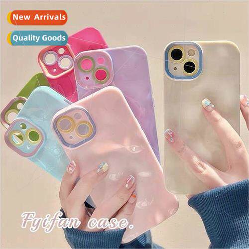 Dopamine Solid Color Meteorite Pattern 适用 Apple 14 Case iP