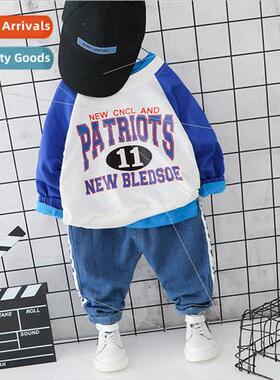 2019 new boys Korean  of the fall childrens letters casual f