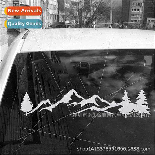 D-791 Mountain Range Woods Totem Car Sticker SUV Off-road Ve