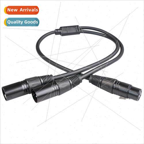 New Oxygen-free copper braid shielded XLR 3pin connector ca