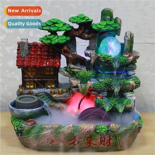 Rockery running water fountain floor ornaments indoor home g