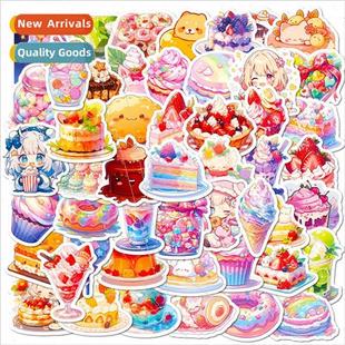 Stickers Dessert Cartoon Naughty Food Cute