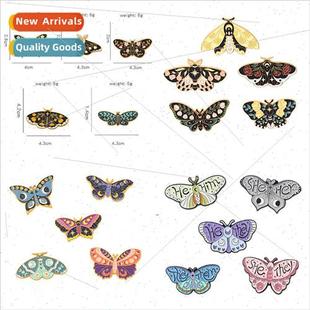 Set Badge Brooch Metal Insect Collection Butterfly