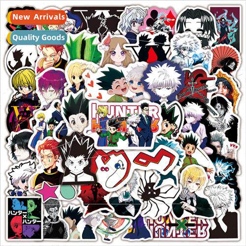 50 full-time hunter doodle stickers bike computer laptop hel