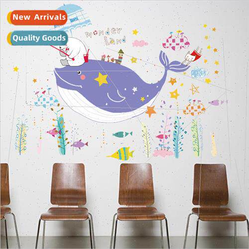 SK7022 Creative Stickers Dolphin Underwater World Childrens