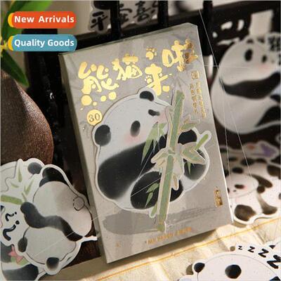 Alien postcards Panda coming series Cute cartoon travel souv