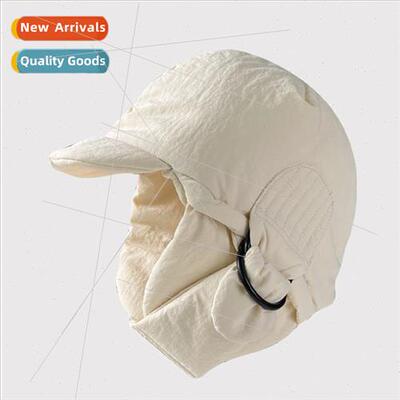 Korean  of the outdoor down thunderbolt cap female winter ve