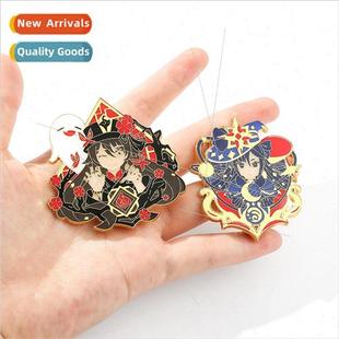 badge Zhong alloy God brooch fluorine metal Wendy Walnut