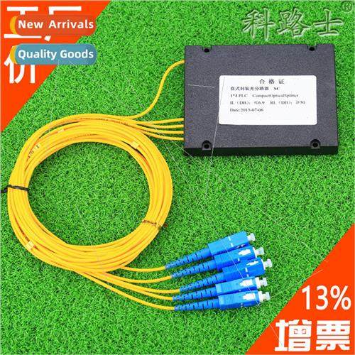 Optic Splitter 1 minute 4 pigtailed box package splitter SC