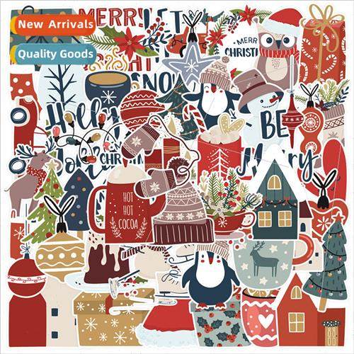 50 new Christmas graffiti stickers car cell phone water bott