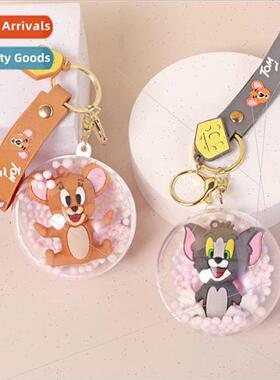 Cartoon cat and mouse metal acrylic pendant niche light luxu