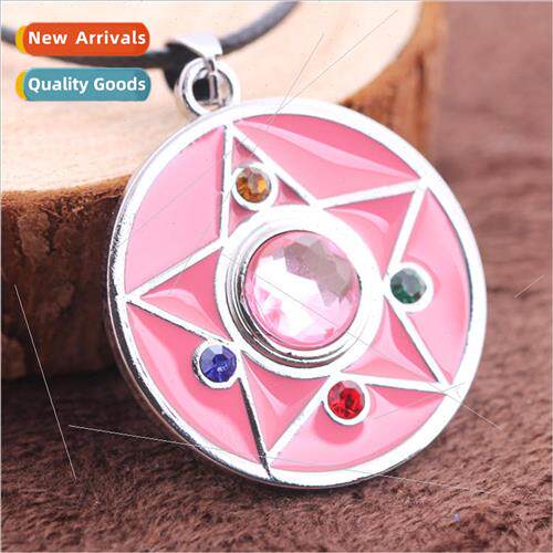 Minute Maid Gold Necklace Heart Wings Pink Zelda