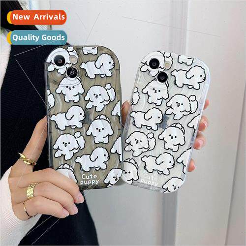 Cartoon Paddy Puppy Stand 适用 iPhone 12/13 Case Couple 14Pr