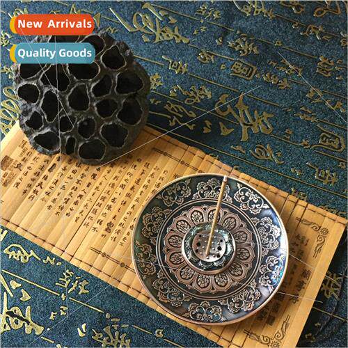 Alloy incense plate incense incense burner antique copper ho