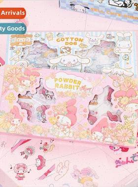 Set Pet Illustrated Handbook Stickers Cute Cartoon Kids Stic