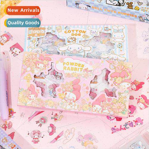 Set Pet Illustrated Handbook Stickers Cute Cartoon Kids Stic