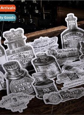 Poets note series stickers vintage  writable diy handbook de