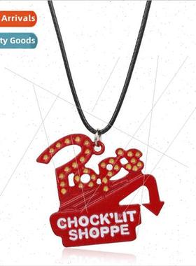 American drama Riverdale pop`s chock`lit shoppe logo pendant