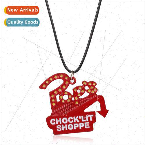 American drama Riverdale pop`s chock`lit shoppe logo pendant