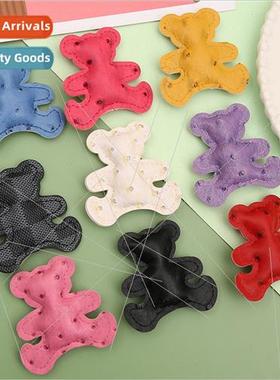 DIY jewelry accessories leather cute cute bear pendant creat