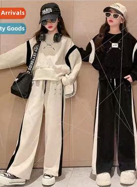 2023 Spring and Autumn new girls suit fall clothing middle a