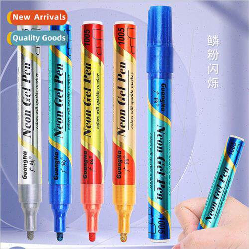 GN1005 Glitter Gel Pens 8 Colors Set Greeting Card Handbook