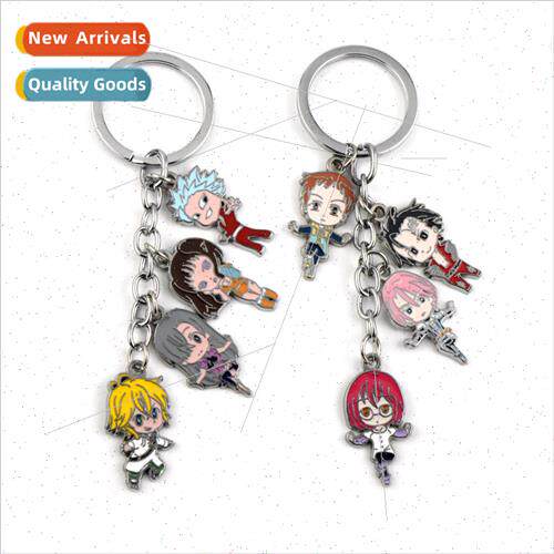Anime around the seven deadly sins keychain Meliodas oil dro