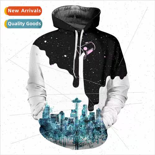 Fashion Sweatshirt Star Milk Cup 3D Print Hoodie