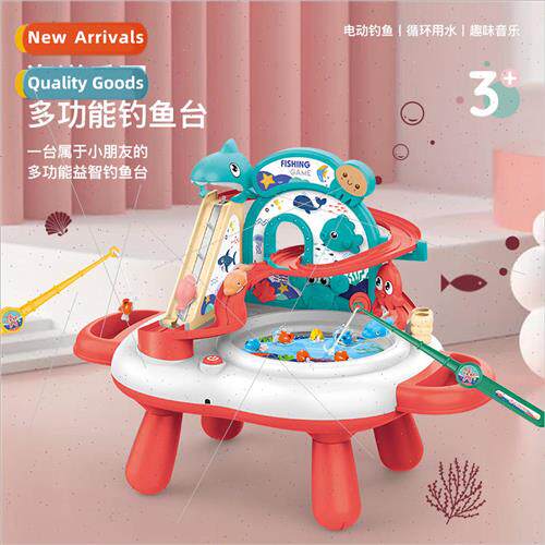 Magnetic fishing toys electric track fishing plat适用m multi