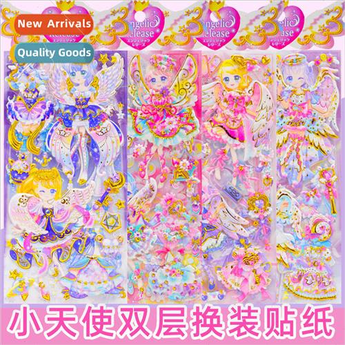 Beautiful Princess Dressup Stickers Children Barbie Fashion
