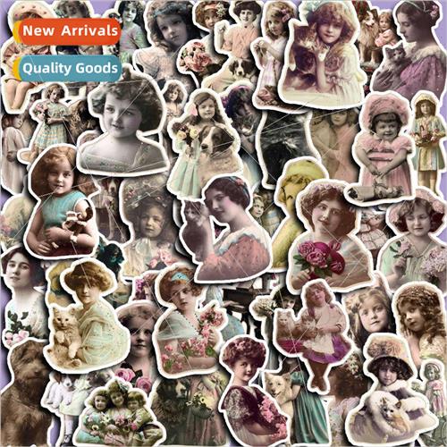 Characters nag girl 50 large  of the handbook stickers suitc