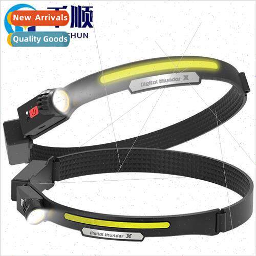 USB rechargeable waterproof LED running headlamp outdoor dua