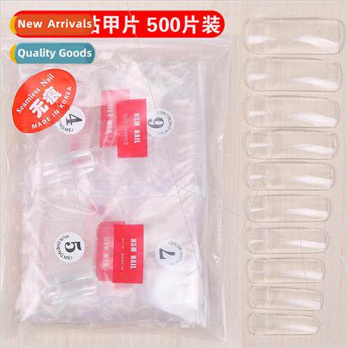Nail art without trace transparent half sticker full sticker