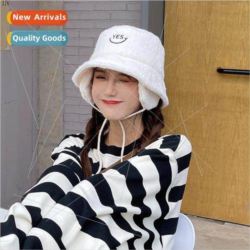 Ear protection tweed fall and winter female fisherman hat Ja